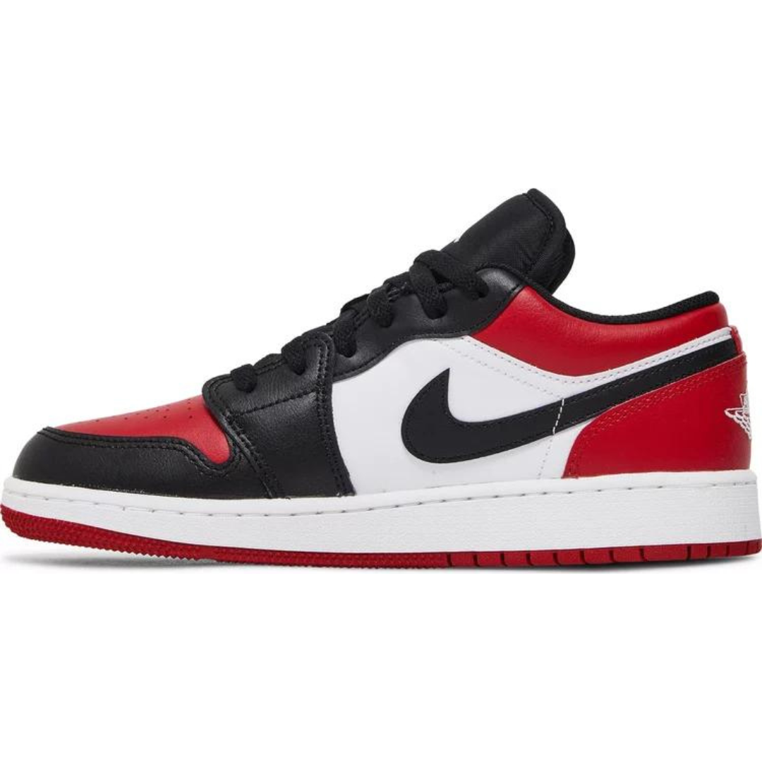 Nike Air Jordan 1 Low - Bred Toe (GS)