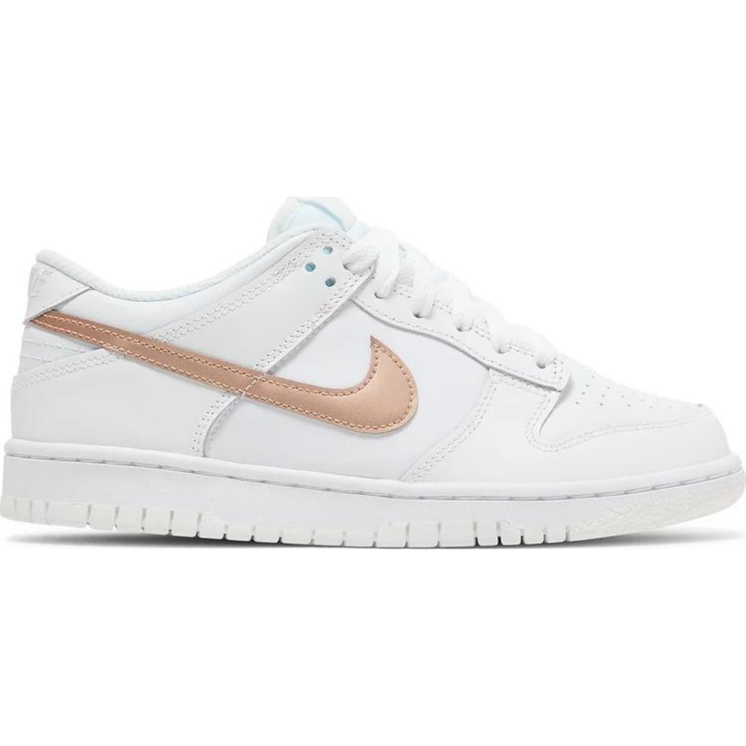 Nike Dunk Low - White/Rose Pink (GS)