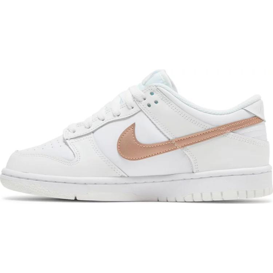 Nike Dunk Low - White/Rose Pink (GS)