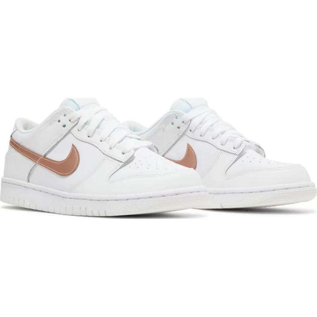 Nike Dunk Low - White/Rose Pink (GS)