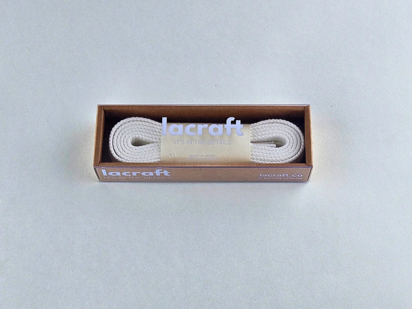 Solid White - Double Cotton Shoelaces