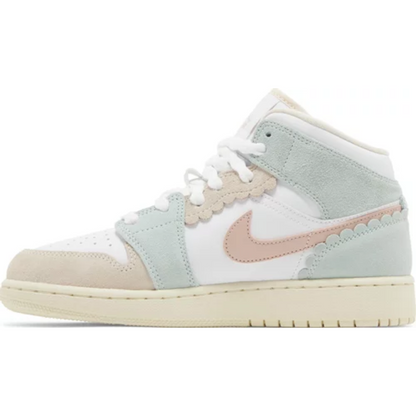 Nike Air Jordan 1 Mid SE - Pink Oxford (GS)