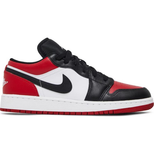 Nike Air Jordan 1 Low - Bred Toe (GS)