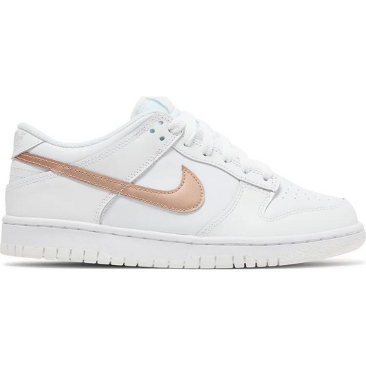 Nike Dunk Low - White/Rose Pink (GS)