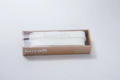 Maison White Cotton Shoelace