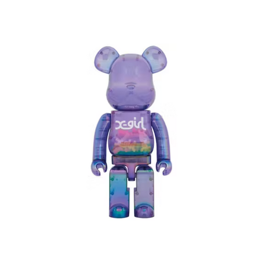 X-Girl bearbrick purple 1000%