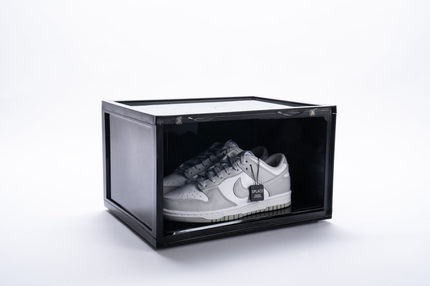 Premium Stackable Side Drop Hard Shoe Case