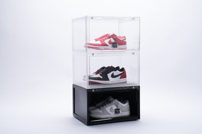Premium Stackable Side Drop Hard Shoe Case